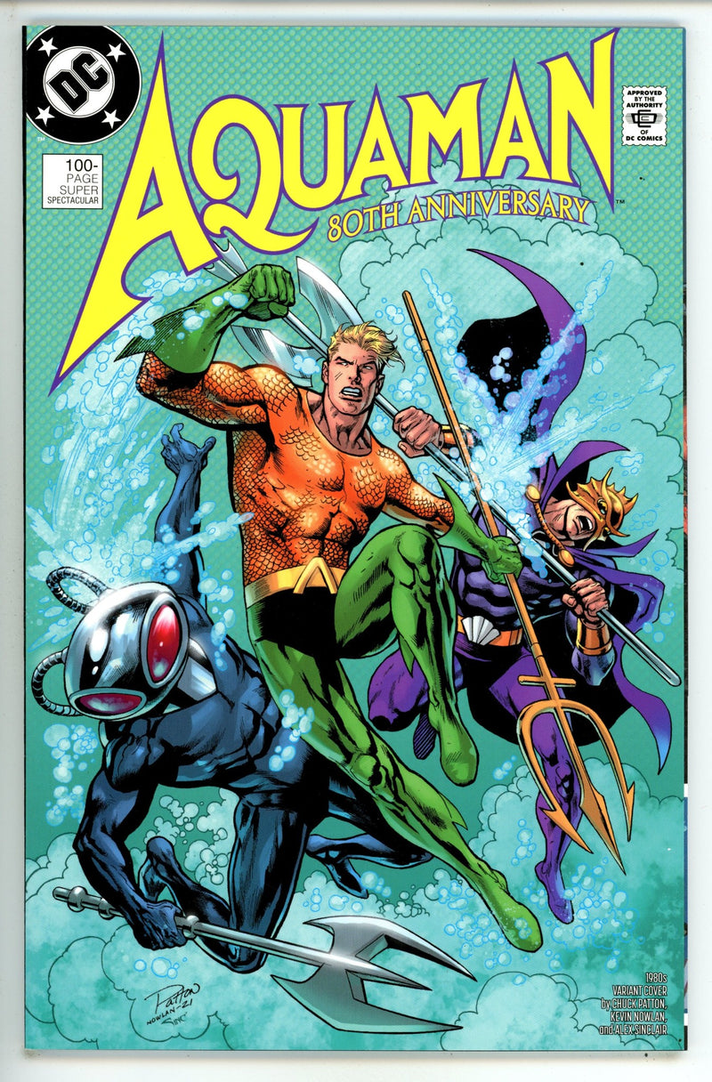 Aquaman 80th Anniversary 100-Page Super Spectacular 1 High Grade (2021) Patton Variant 