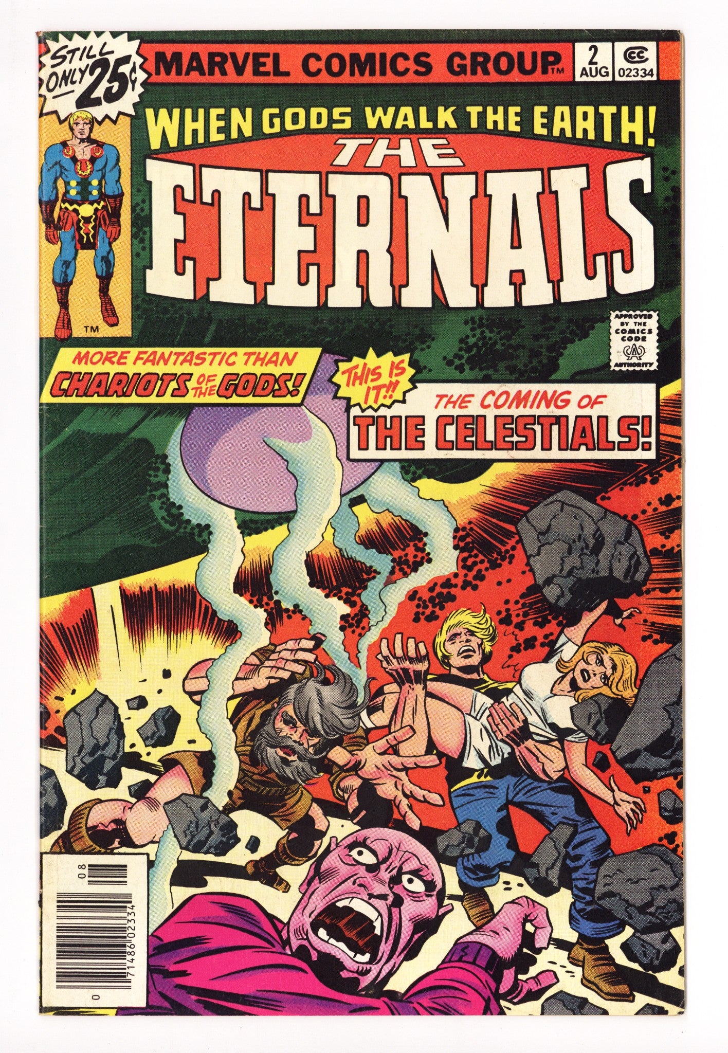 The Eternals Vol 1 2 FN+ (6.5) (1976) 