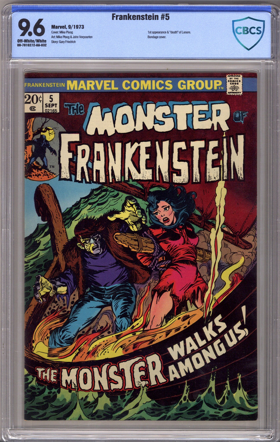 Frankenstein 5 CBCS 9.6 (1973)