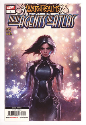 War of the Realms: New Agents of Atlas   1  VF/NM (9.0)   (2019)     2nd Print