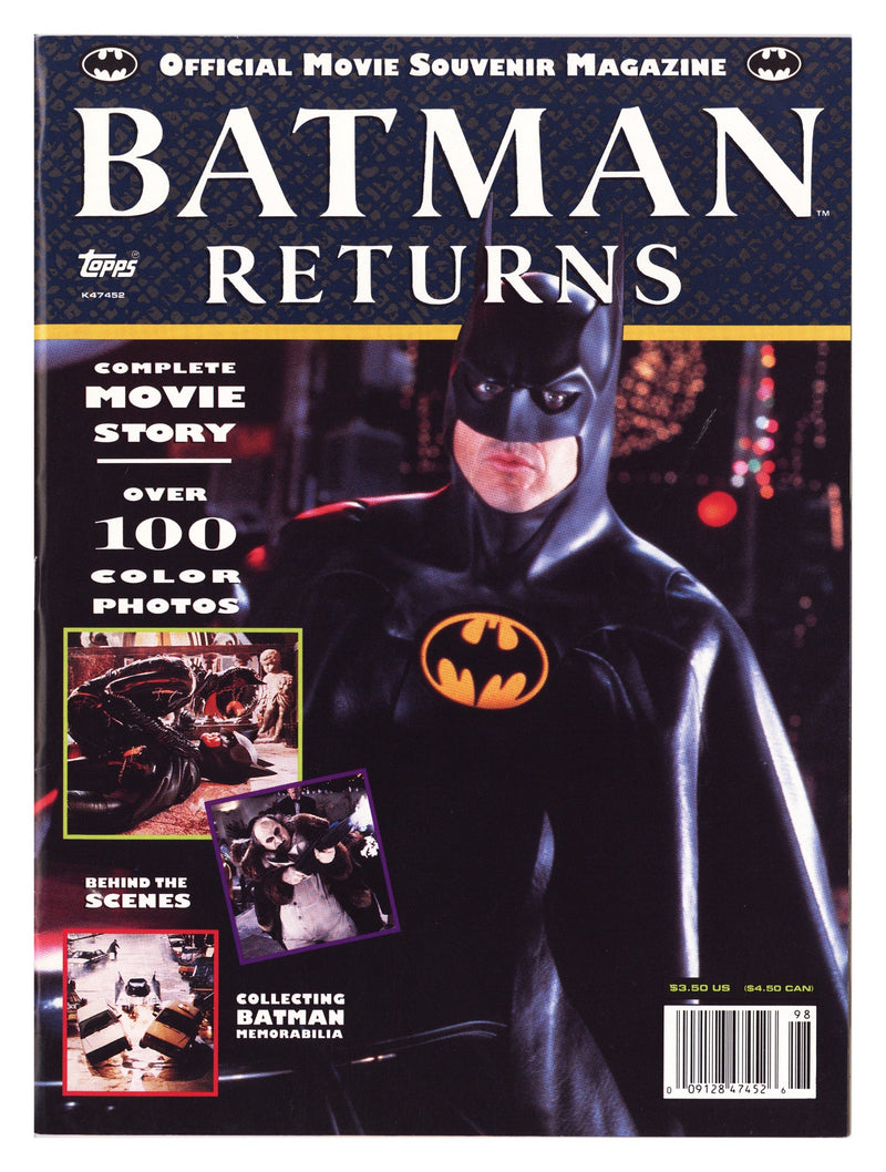 Batman Returns Official Movie Souvenir Magazine 1 Mid Grade (1992) Newsstand 