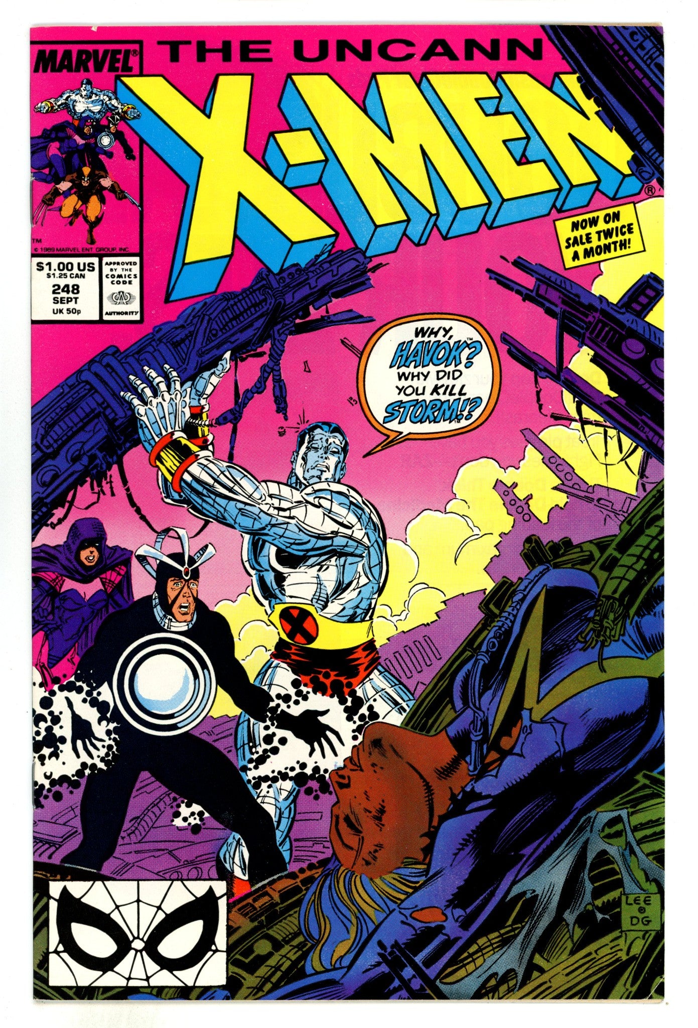 The Uncanny X-Men Vol 1 248  VF- (7.5)  (1989)  