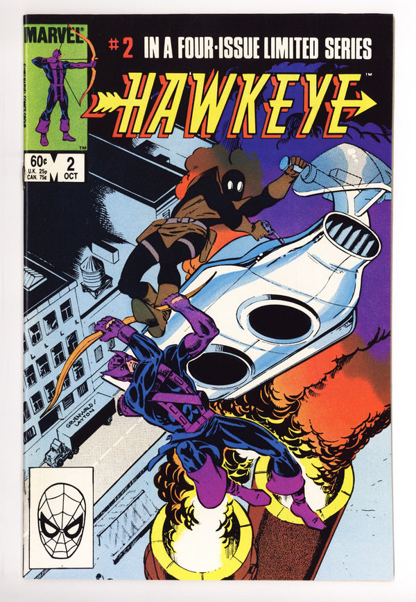 Hawkeye Vol 1 2 High Grade (1983)