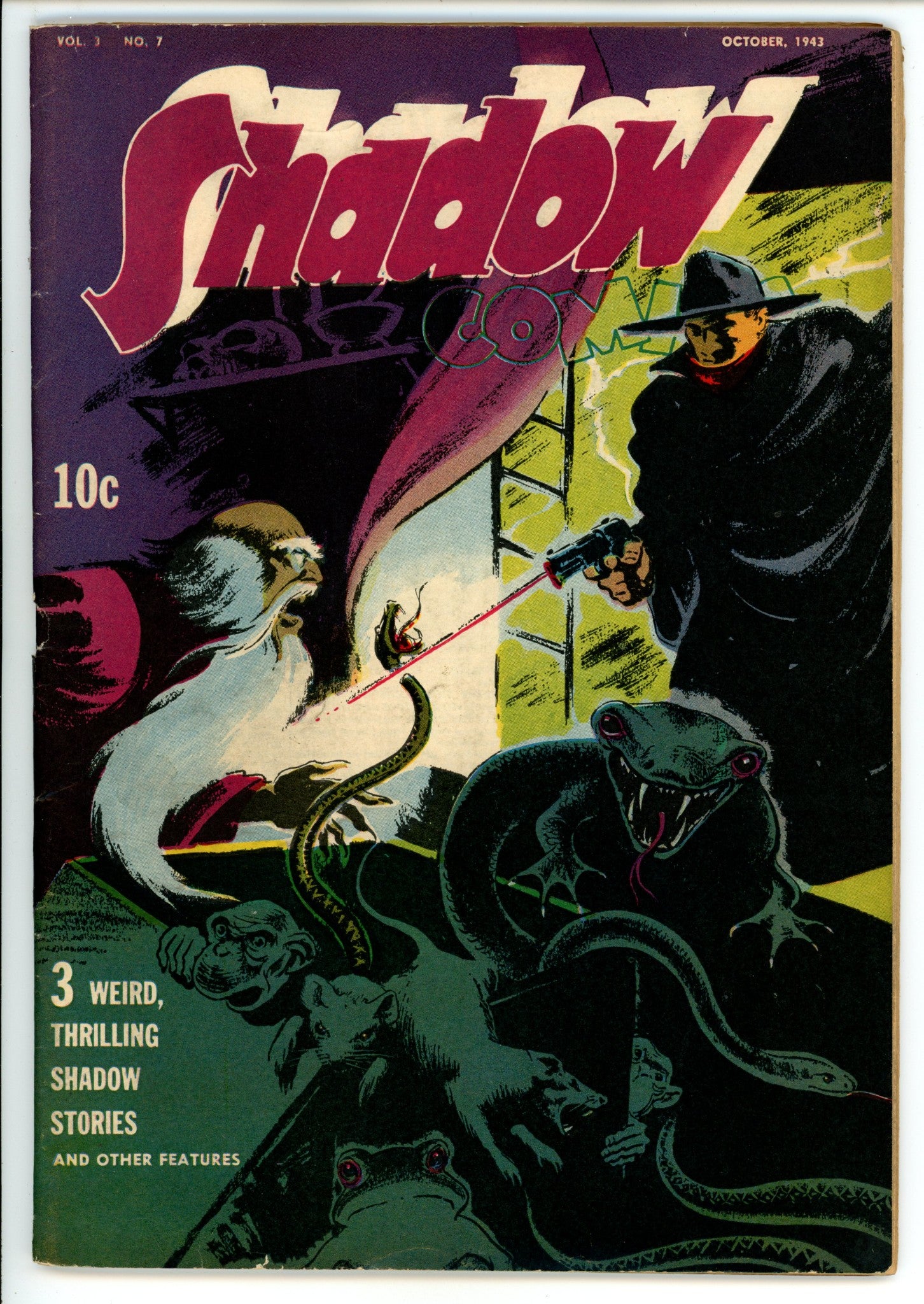 Shadow Comics Vol 3 7 [31] FN (6.0) (1943) 
