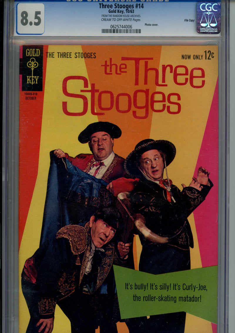 The Three Stooges 14 CGC 8.5 (VF+) (1963) 