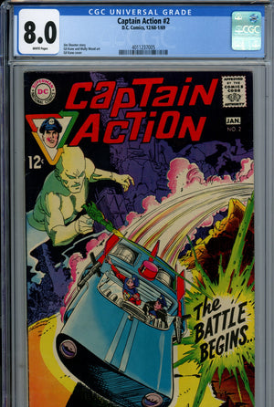 Captain Action 2 CGC 8.0 (VF) (1968) 