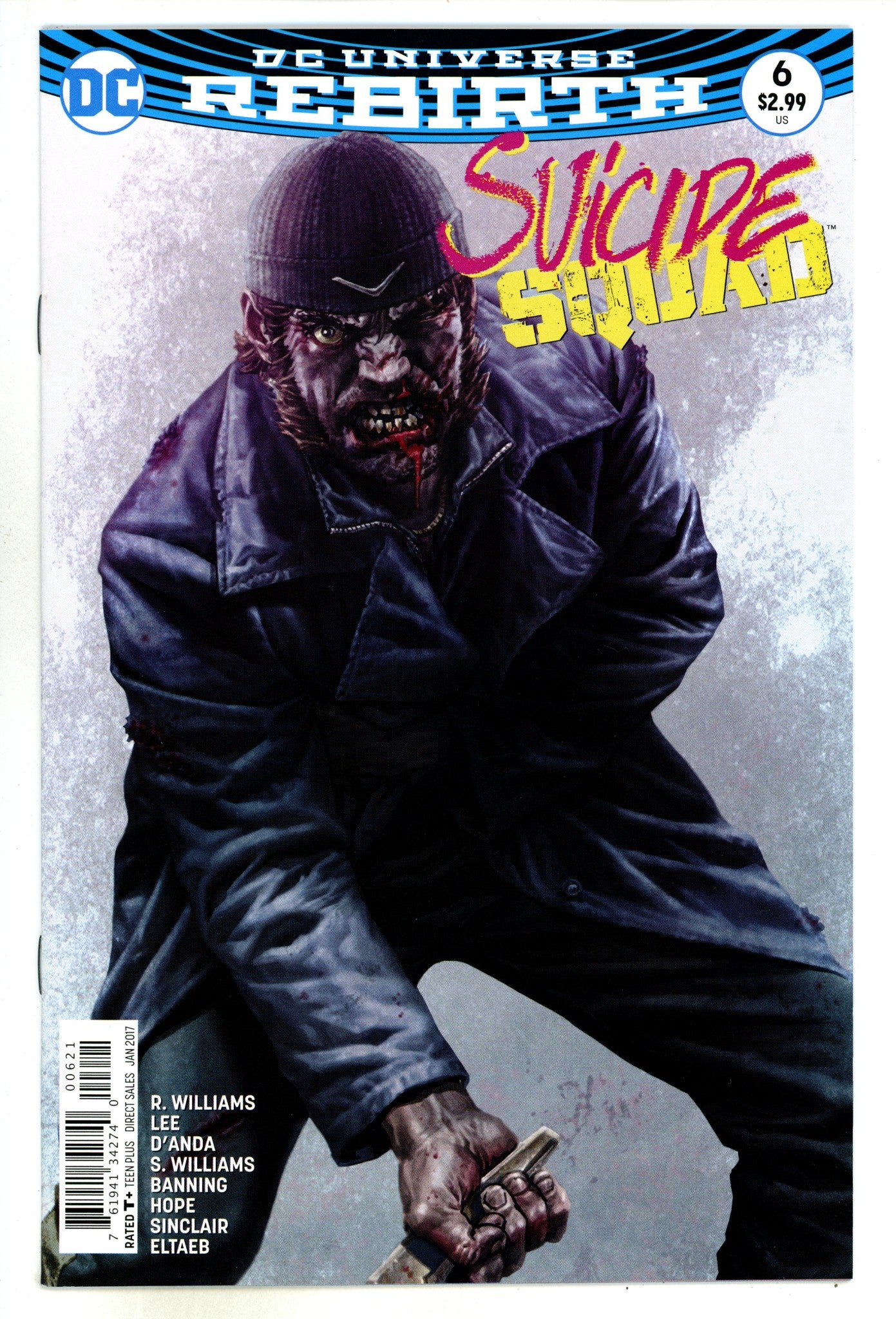Suicide Squad Vol 4 6 High Grade (2017) Bermejo Variant 