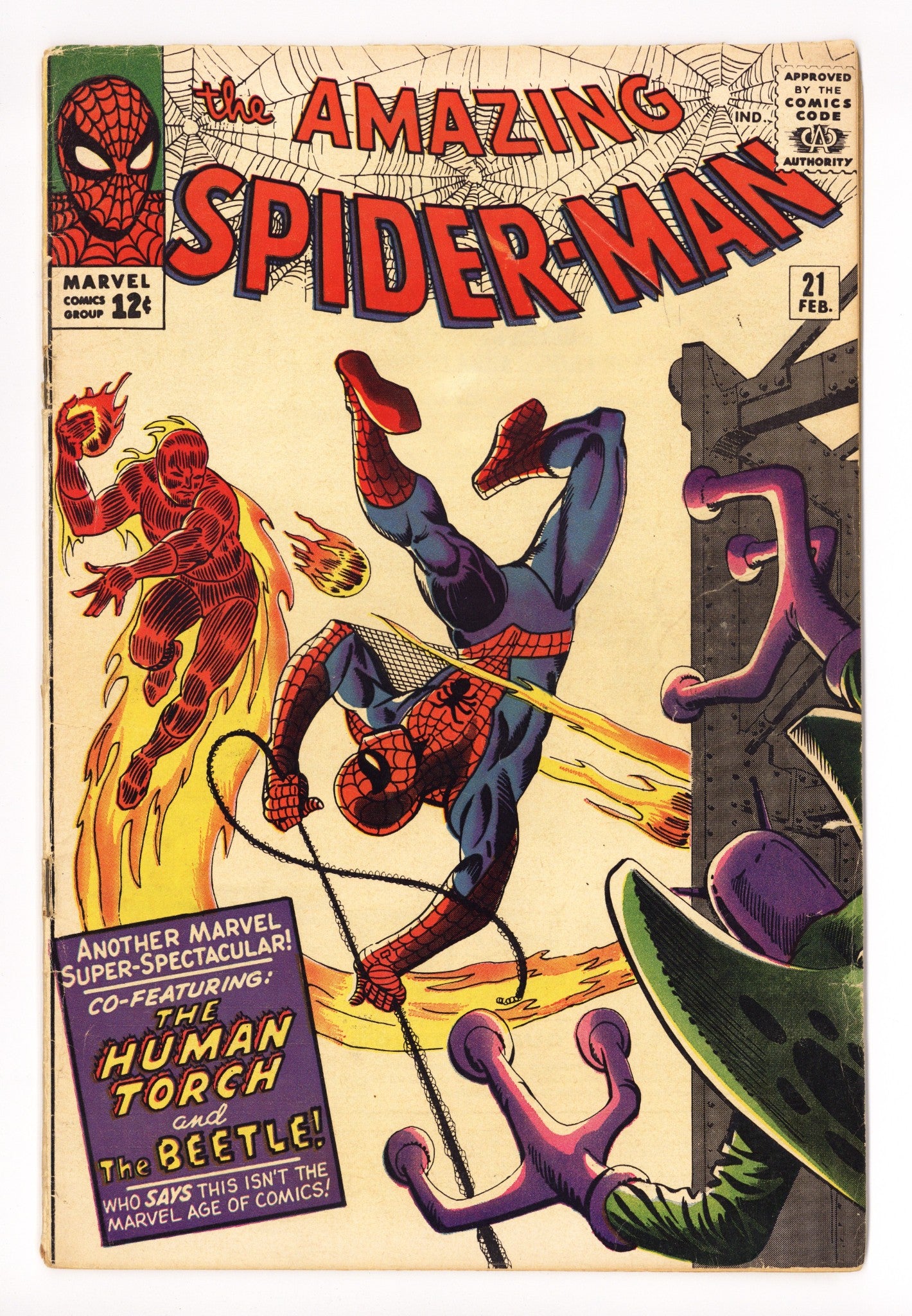 The Amazing Spider-Man Vol 1 21 VG- (3.5) (1965) 