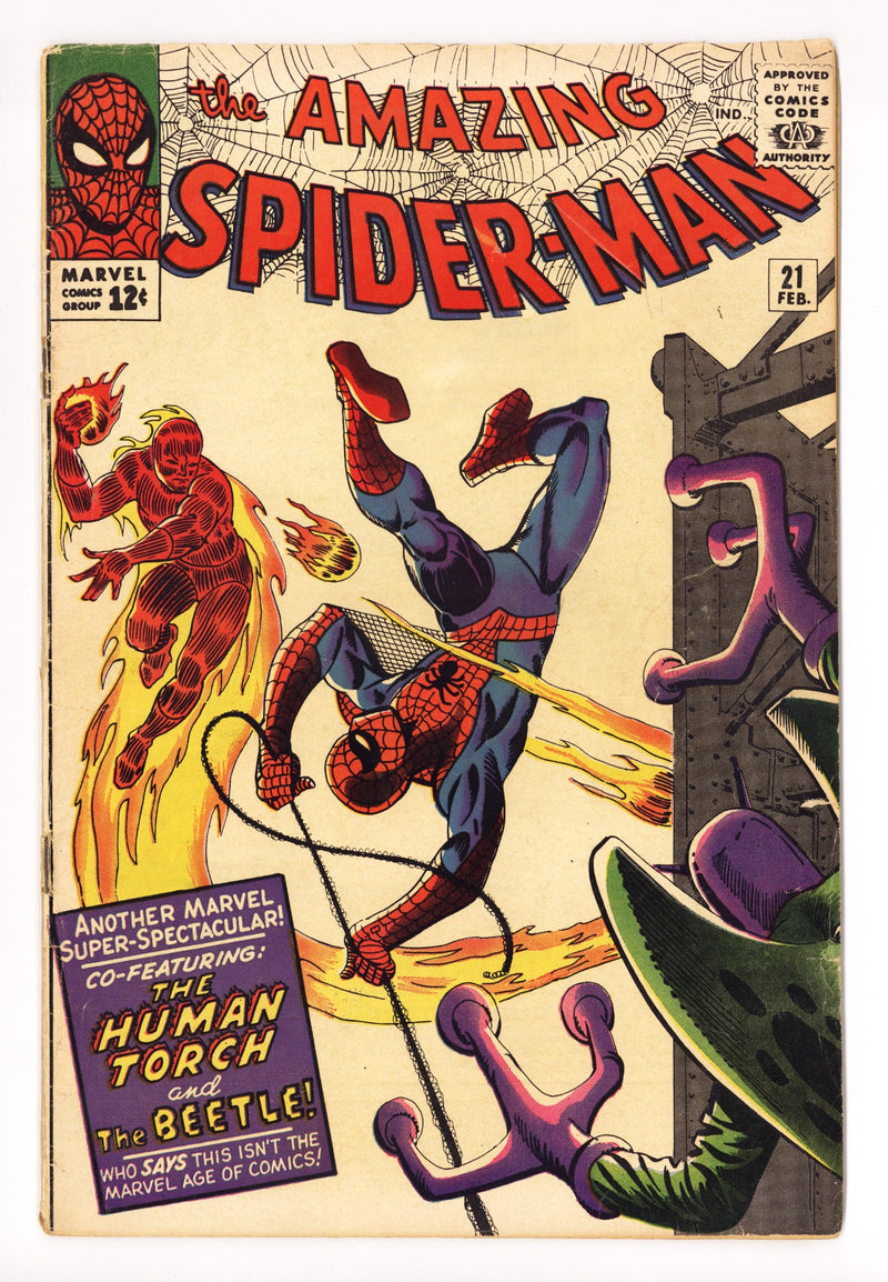 The Amazing Spider-Man Vol 1 21 VG- (3.5) (1965) 