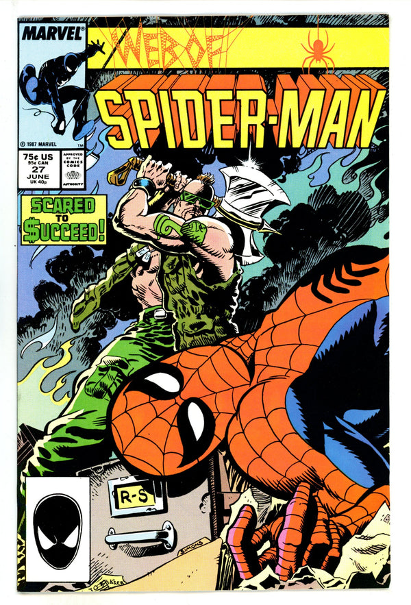 Web of Spider-Man Vol 1 27 High Grade (1987)