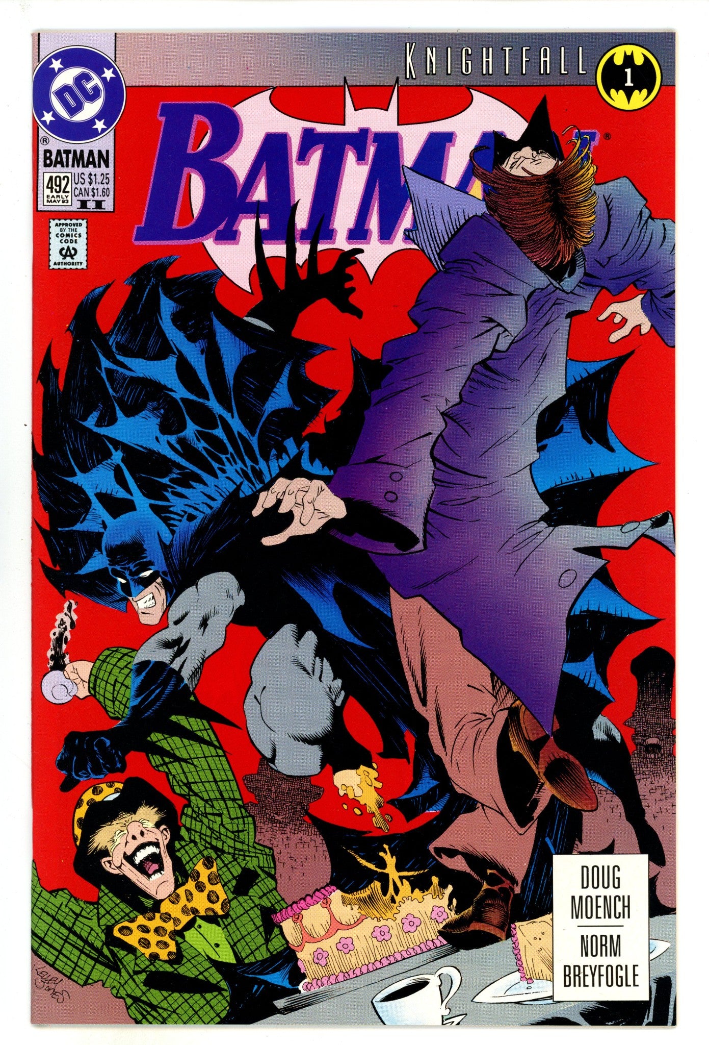 Batman Vol 1 492 High Grade (1993) 2nd Print 