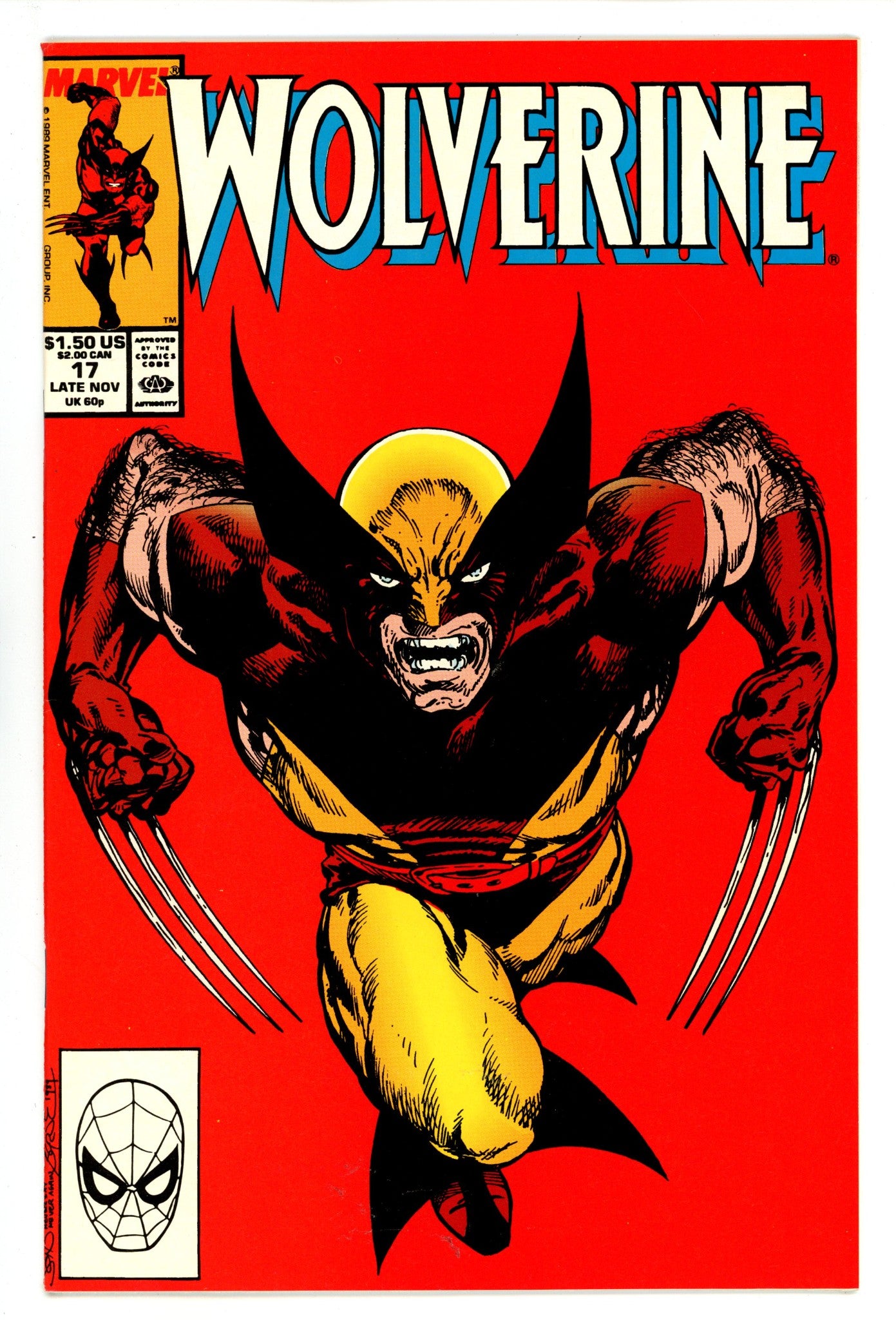 Wolverine Vol 2 17 VF/NM (9.0) (1989) 