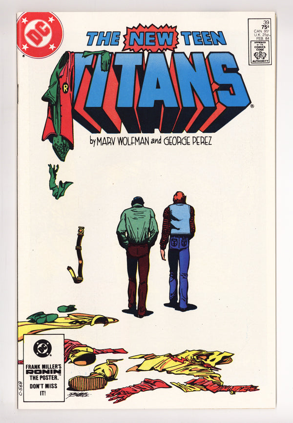 The New Teen Titans Vol 1 39 Mid Grade (1984)