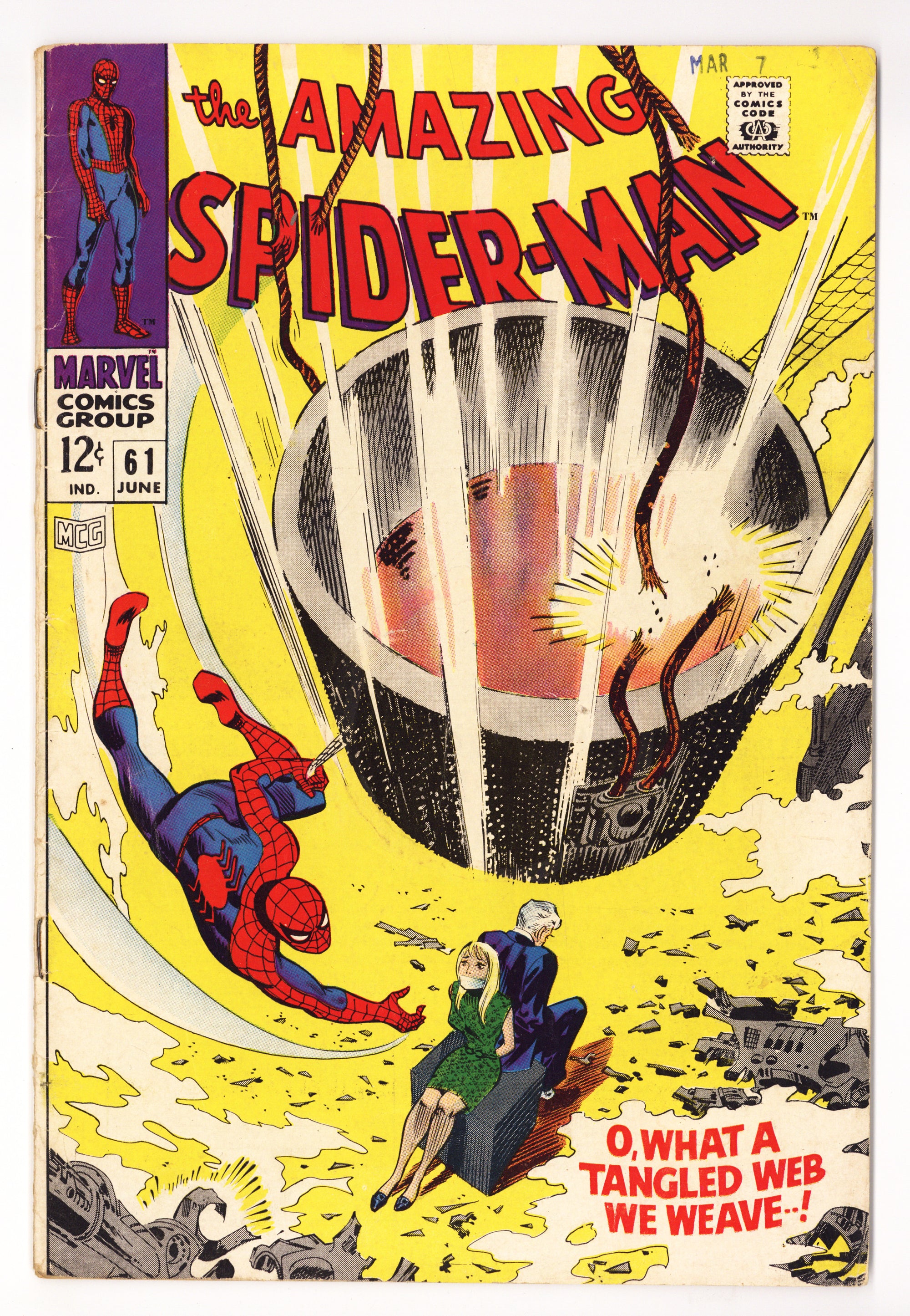 The Amazing Spider-Man Vol 1 61 VG- (3.5) (1968) 