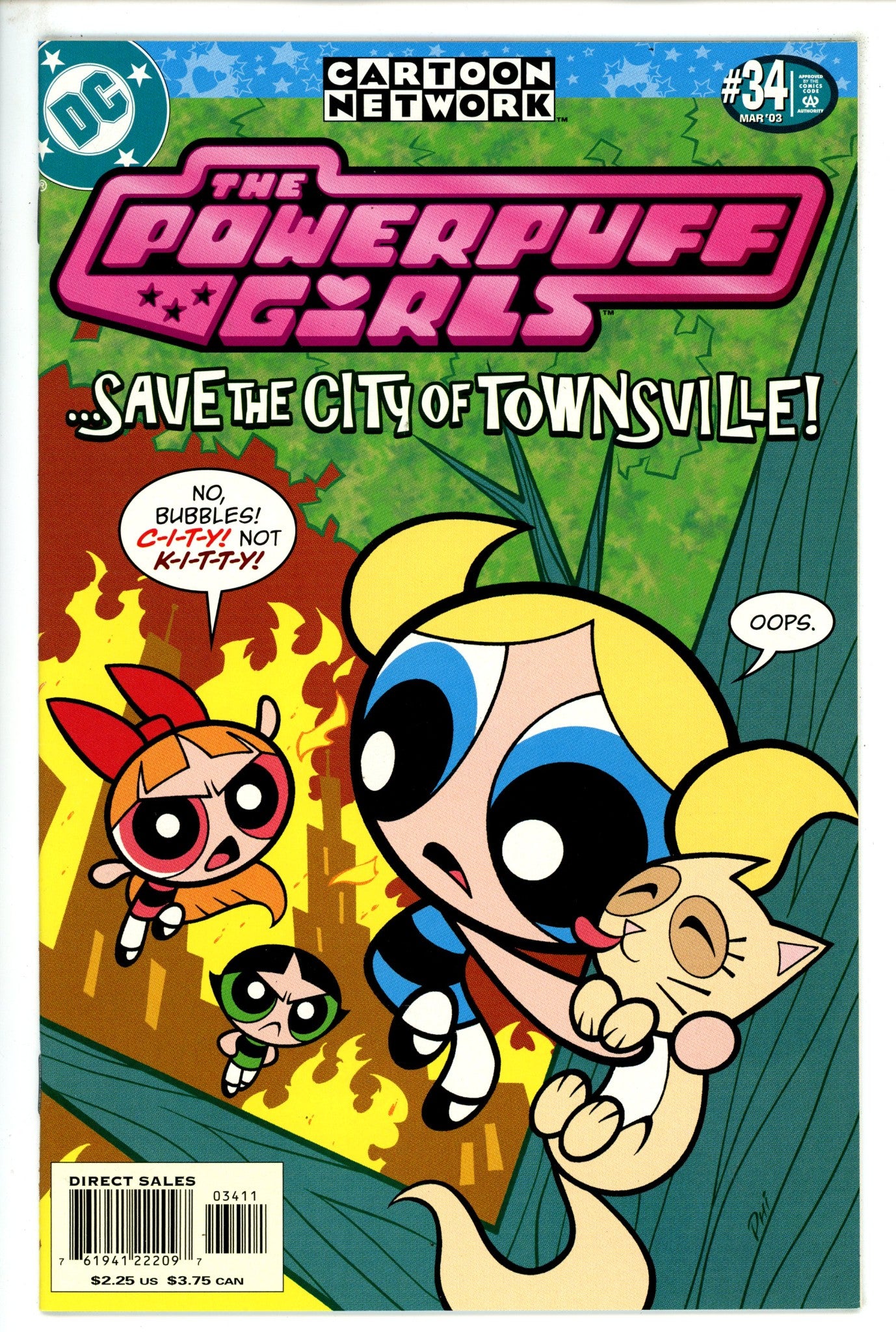 The Powerpuff Girls 34 VF/NM (2003)