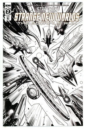 Star Trek: Strange New Worlds - Scorpius Run 2 Hernandez B&W Incentive Variant VF/NM (2023)