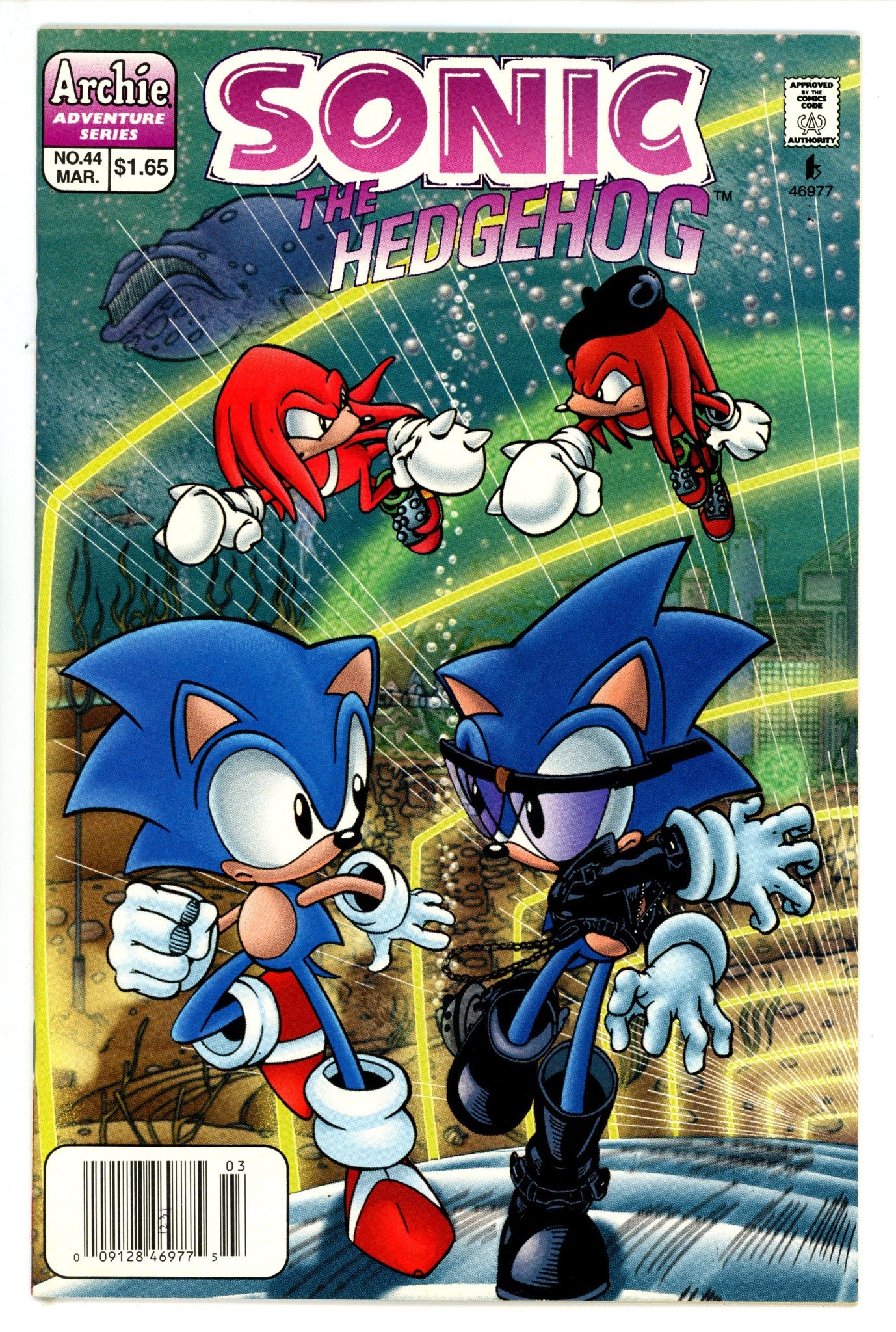 Sonic the Hedgehog Vol 2 44 VF (8.0) (1997) Canadian Price Variant 