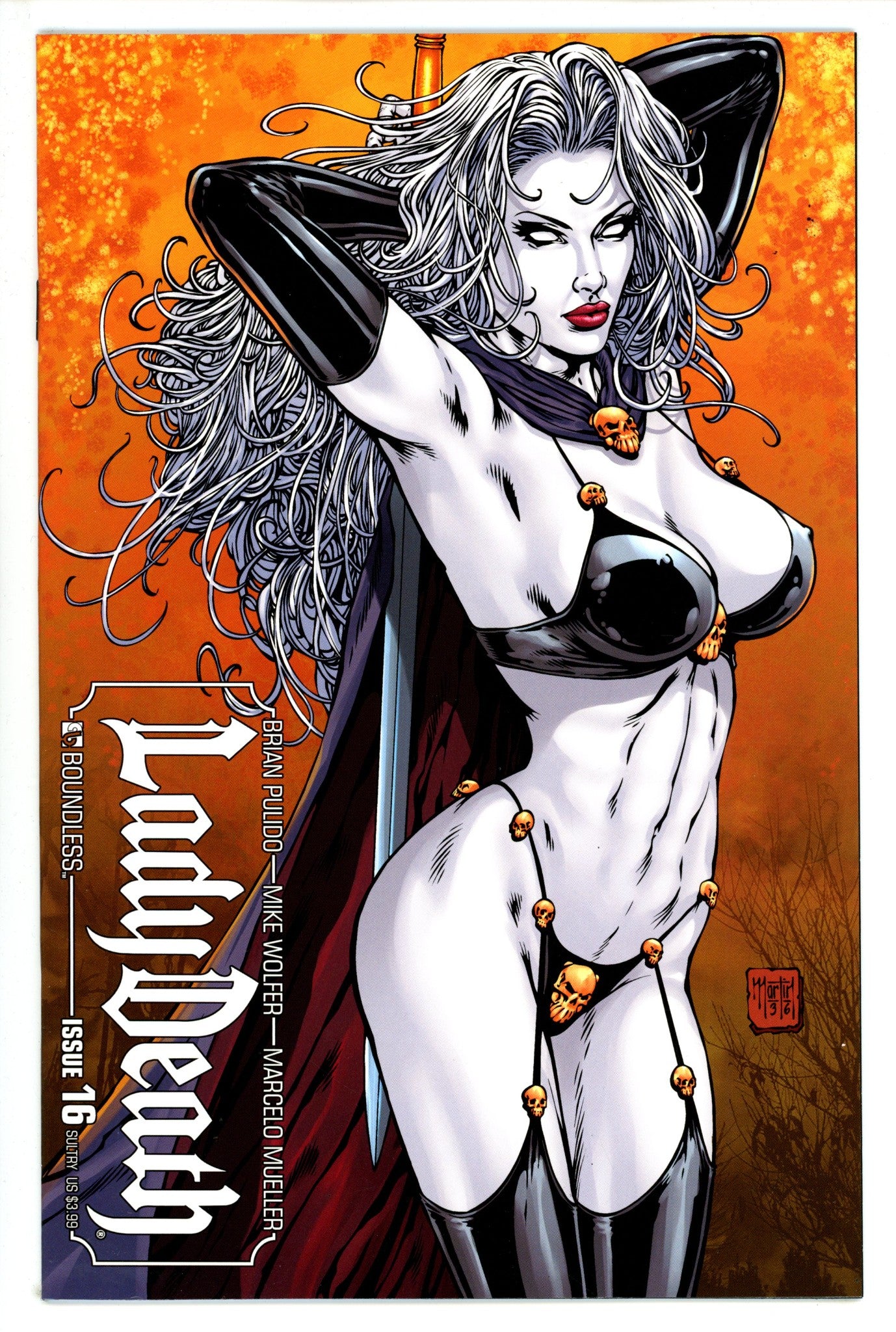 Lady Death Vol 3 16 NM (9.4) (2012) Martin Variant 