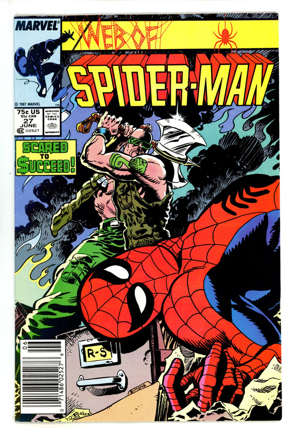 Web of Spider-Man Vol 1 27 Mid Grade (1987) Newsstand
