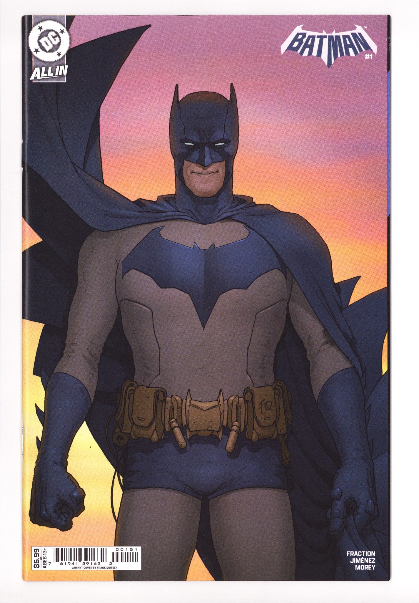 Batman Vol 4 1 Quitely Variant (2025)