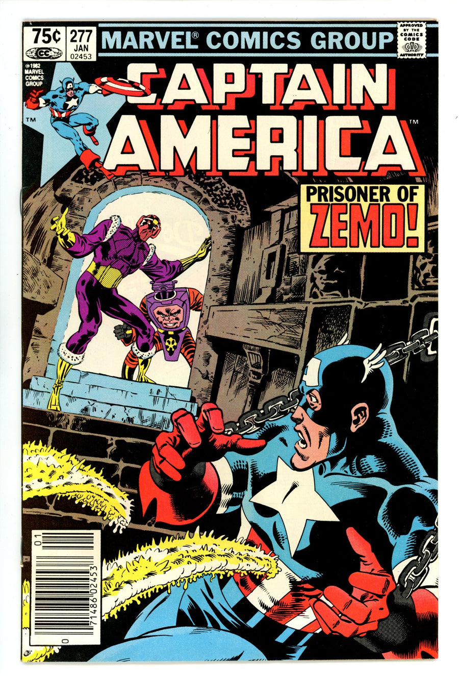 Captain America Vol 1 277 VF (8.0) (1983) Canadian Price Variant