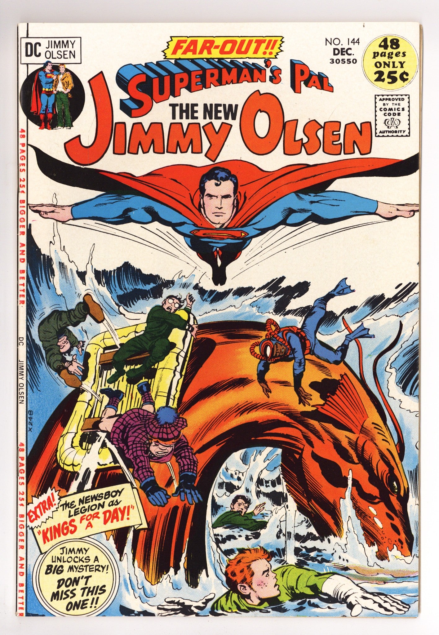 Superman's Pal, Jimmy Olsen 144 VF (8.0) (1971) 