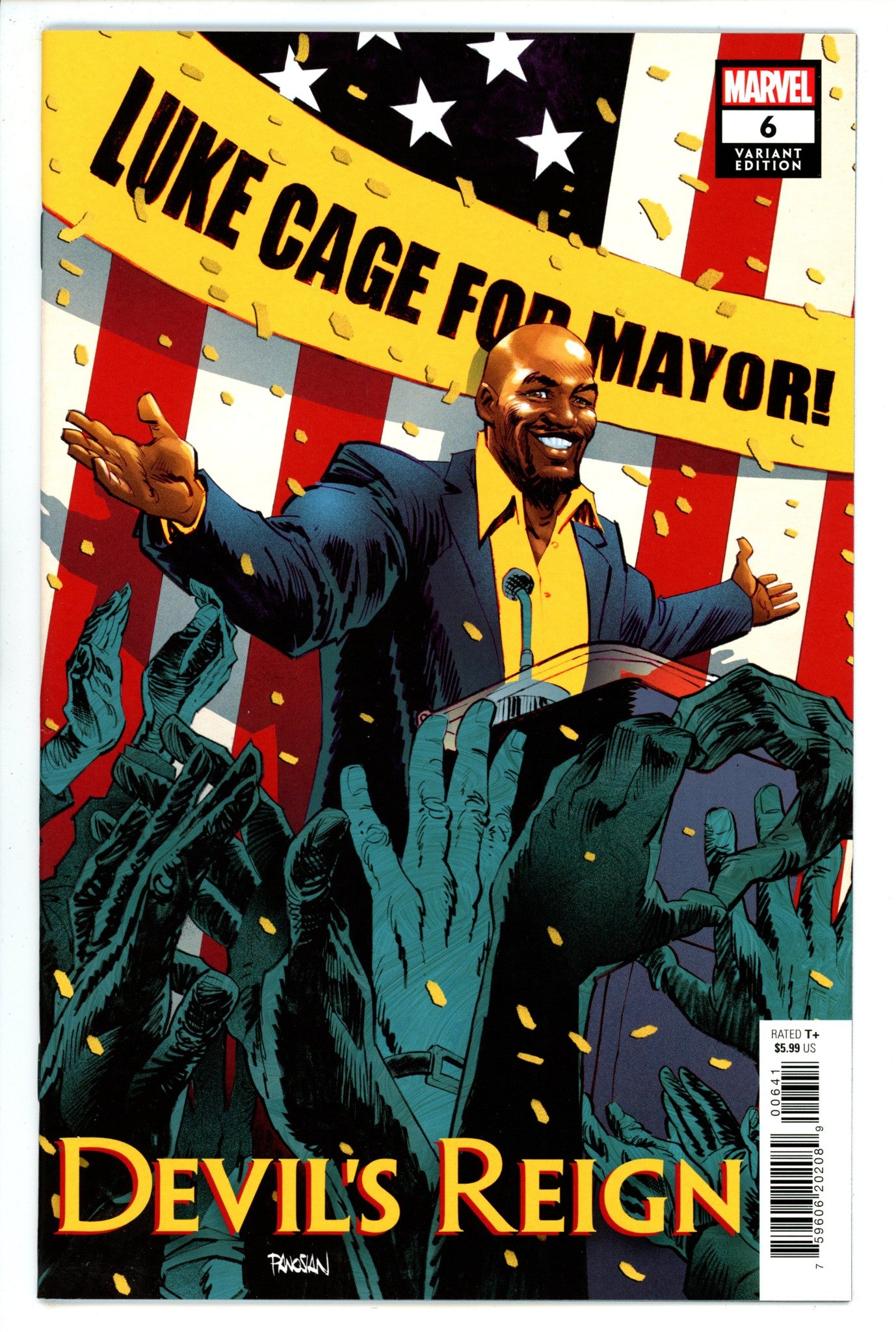 Devil's Reign 6 High Grade (2022) Panosian Variant 