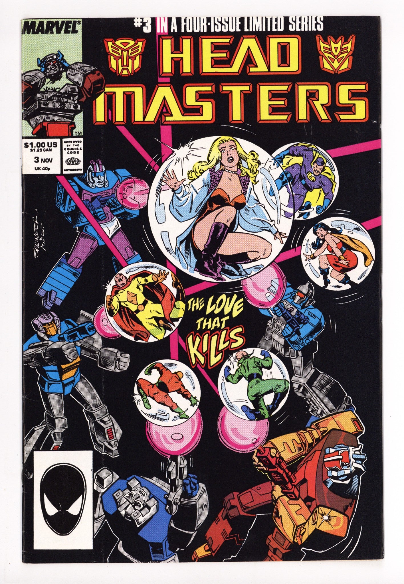 The Transformers: Headmasters 3 Low Grade (1987) 