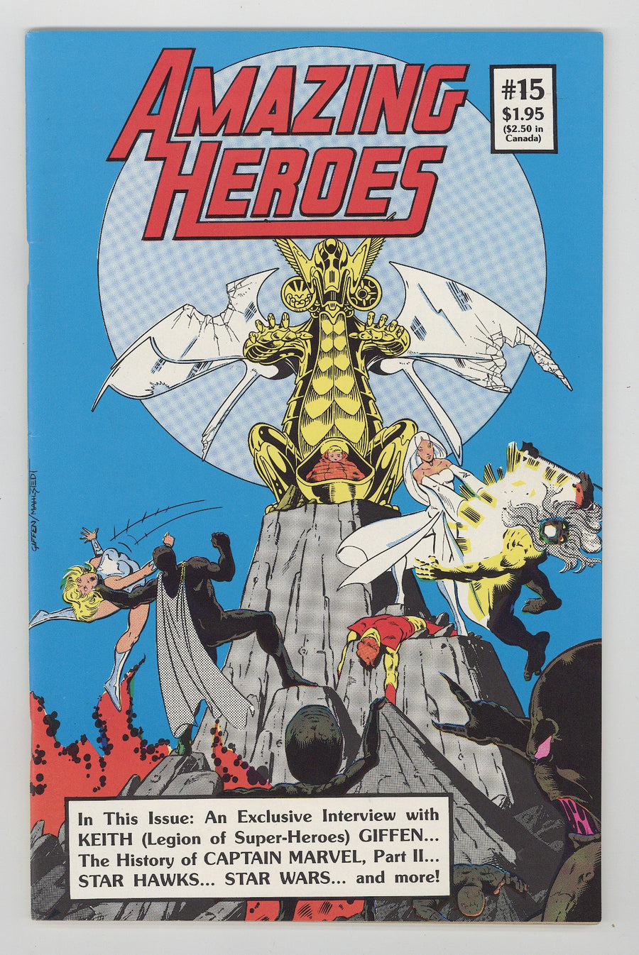 Amazing Heroes 15 Mid Grade (1982) 