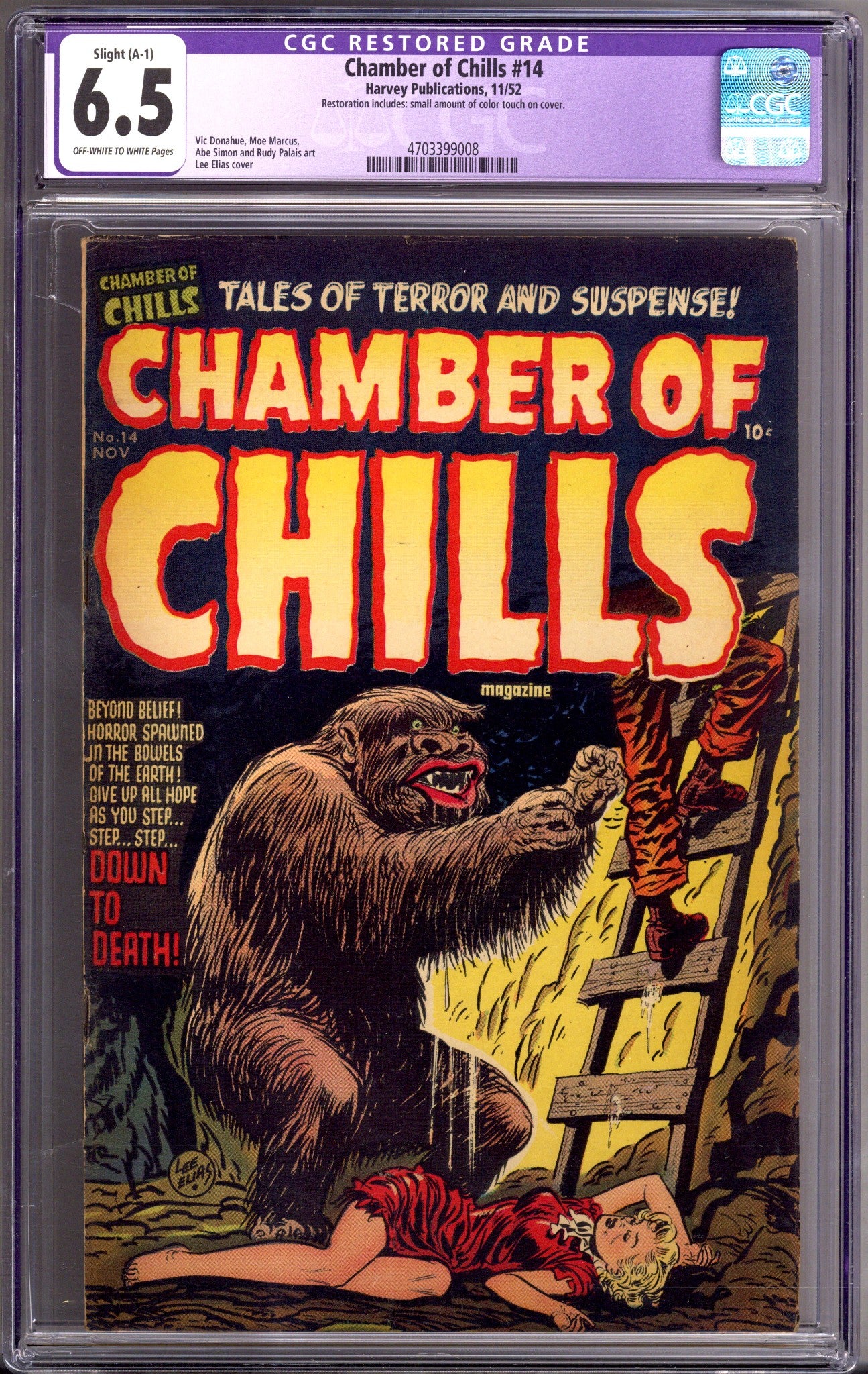 Chamber of Chills Magazine 14 CGC 6.5 (FN+) Restored (1952) 