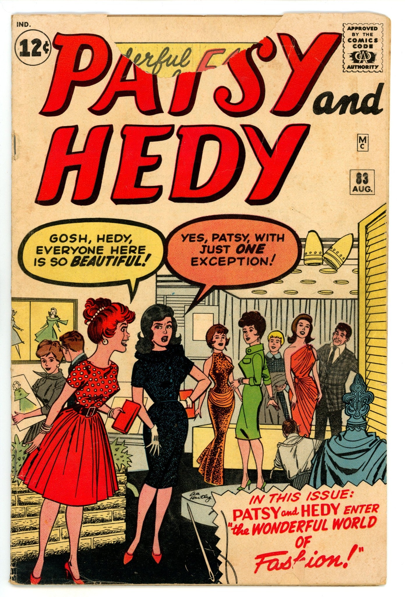 Patsy and Hedy 83 GD+ (2.5) (1962) 