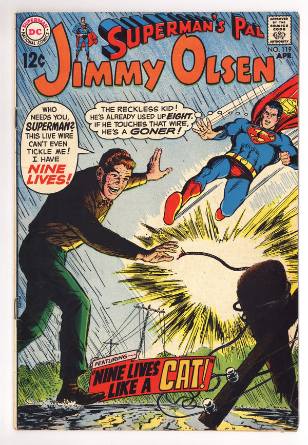 Superman's Pal, Jimmy Olsen 119 Mid Grade (1969)