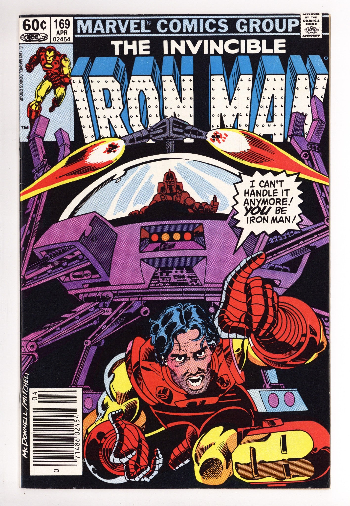 Iron Man Vol 1 169 High Grade (1983) Newsstand 