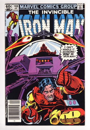 Iron Man Vol 1 169 High Grade (1983) Newsstand