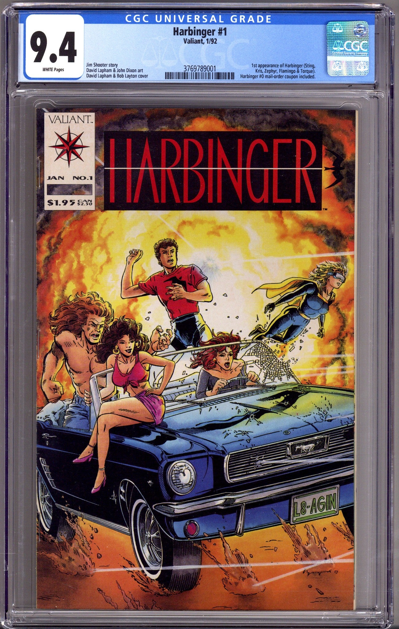 Harbinger Vol 1 1 CGC 9.4 (NM) (1992) 