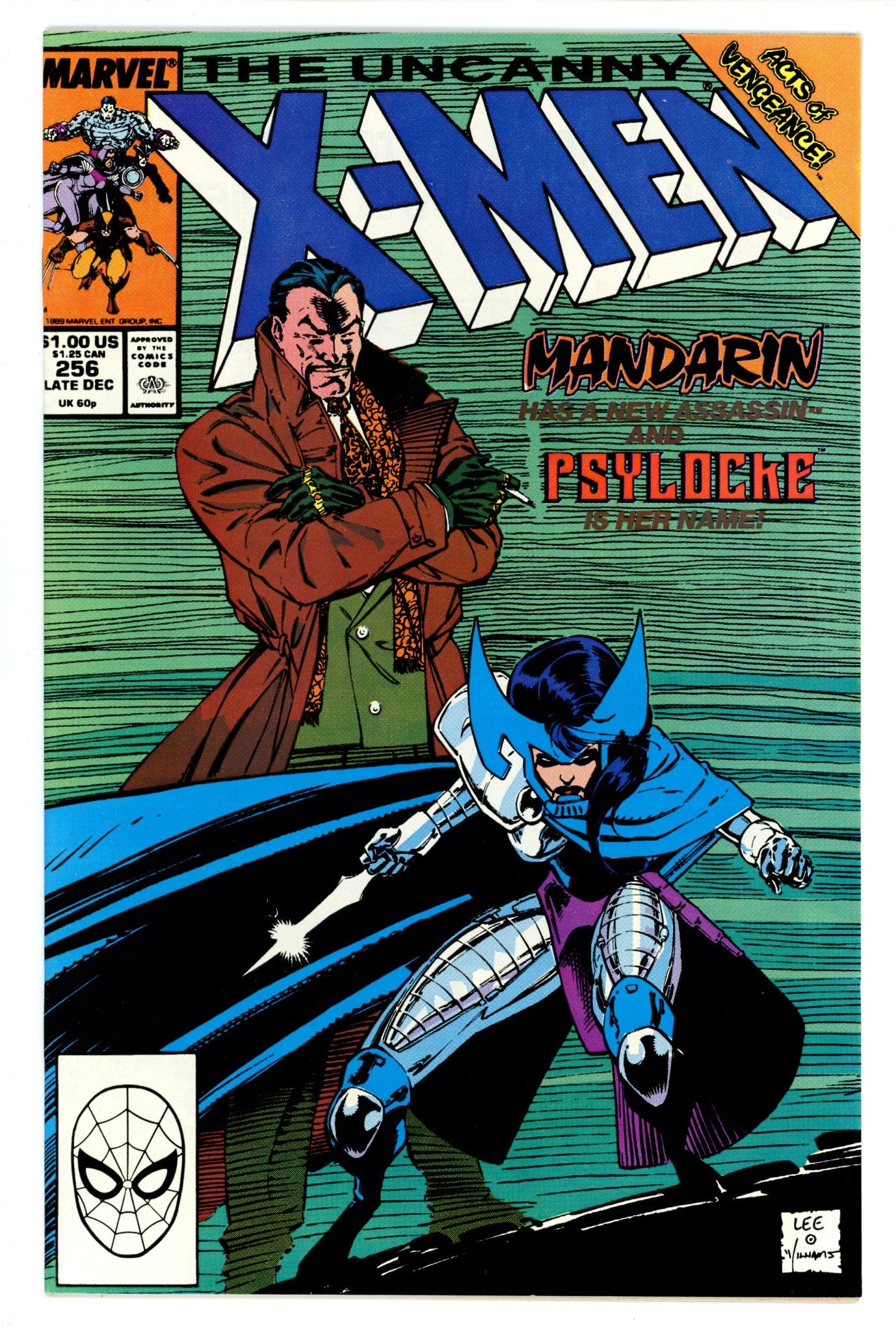 The Uncanny X-Men Vol 1 256 VF+ (8.5) (1989) 