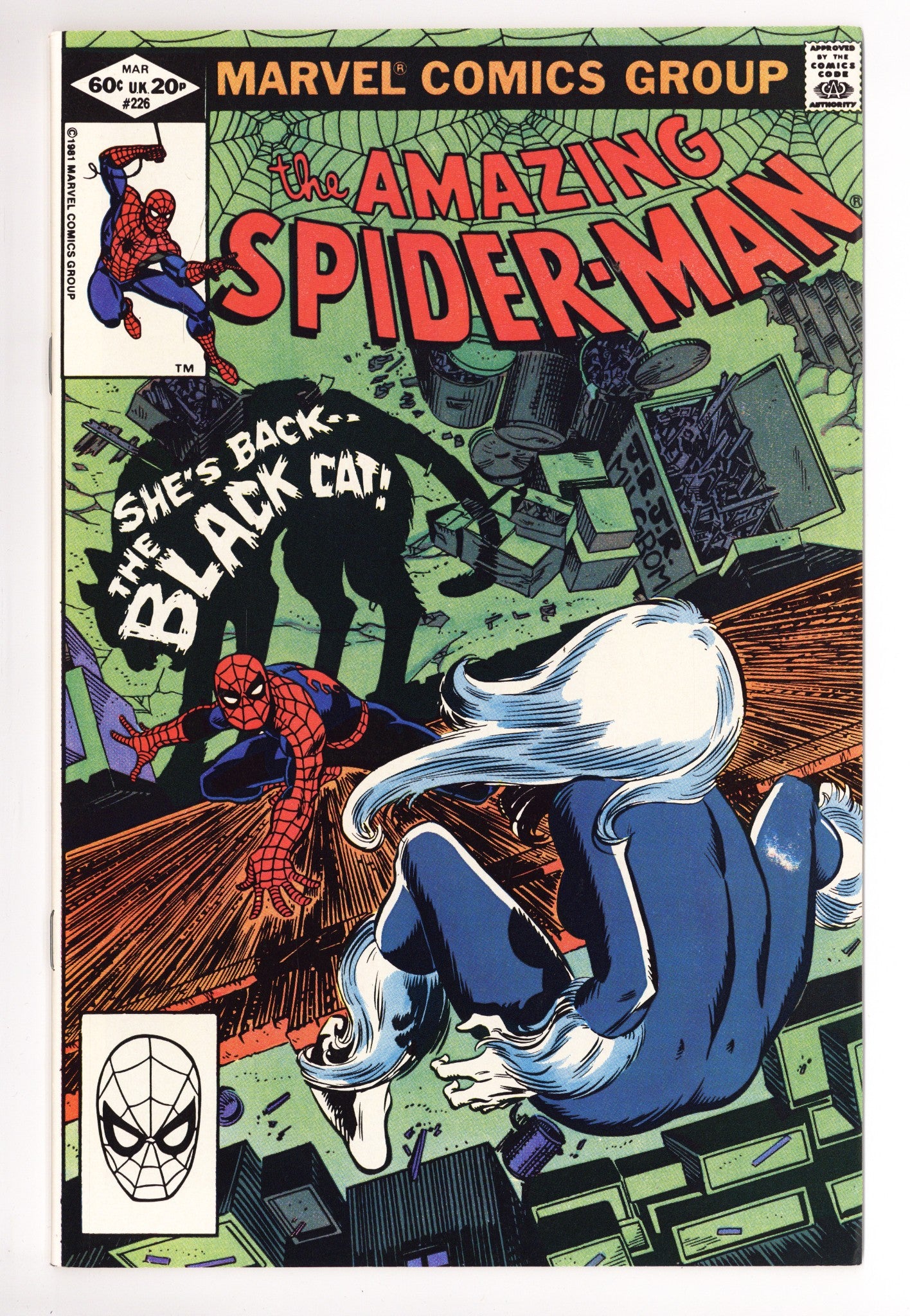 The Amazing Spider-Man Vol 1 226 NM- (9.2) (1982) 