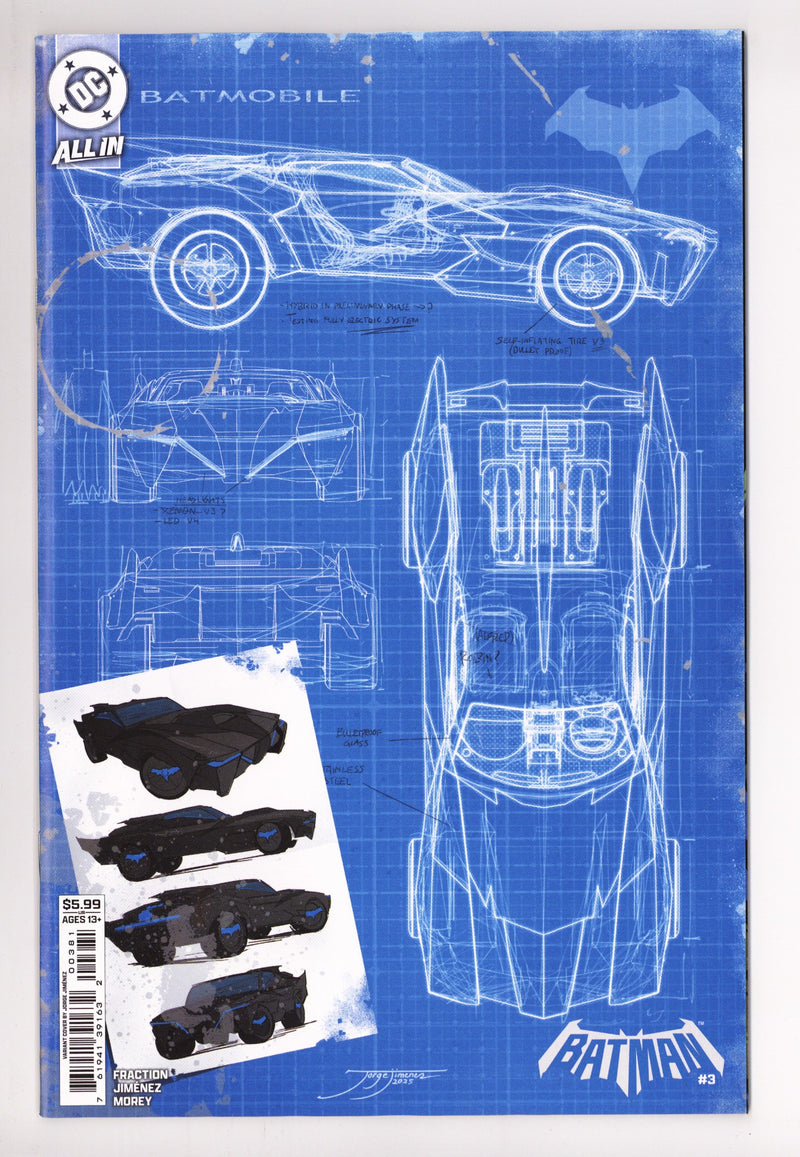 Batman Vol 4 3 Jiménez Design Variant (2025)