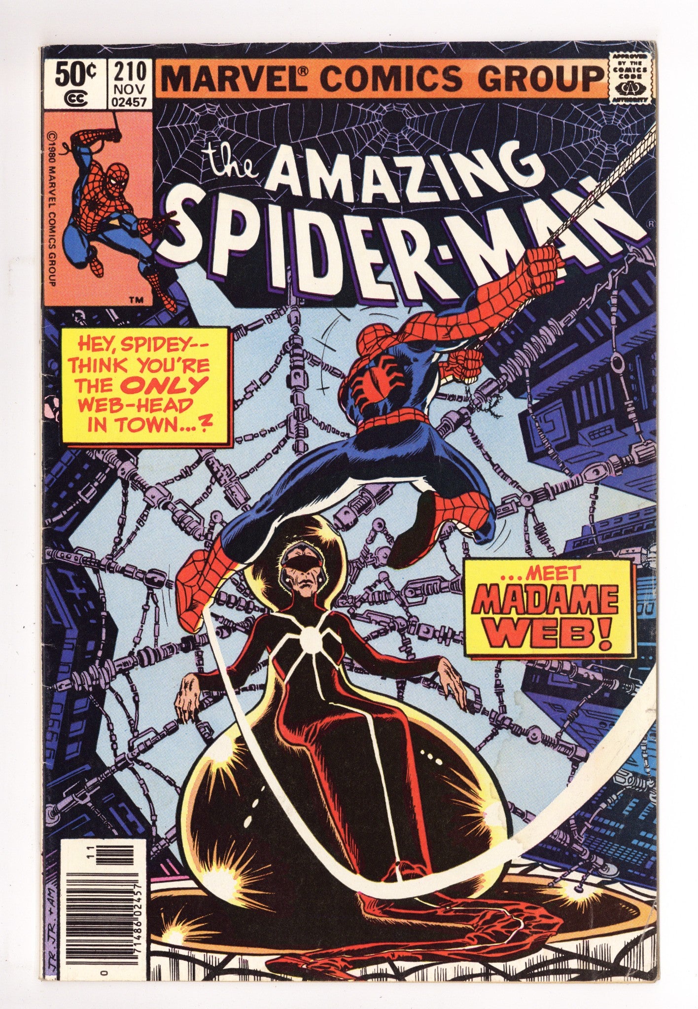 The Amazing Spider-Man Vol 1 210 VG+ (4.5) (1980) Newsstand 
