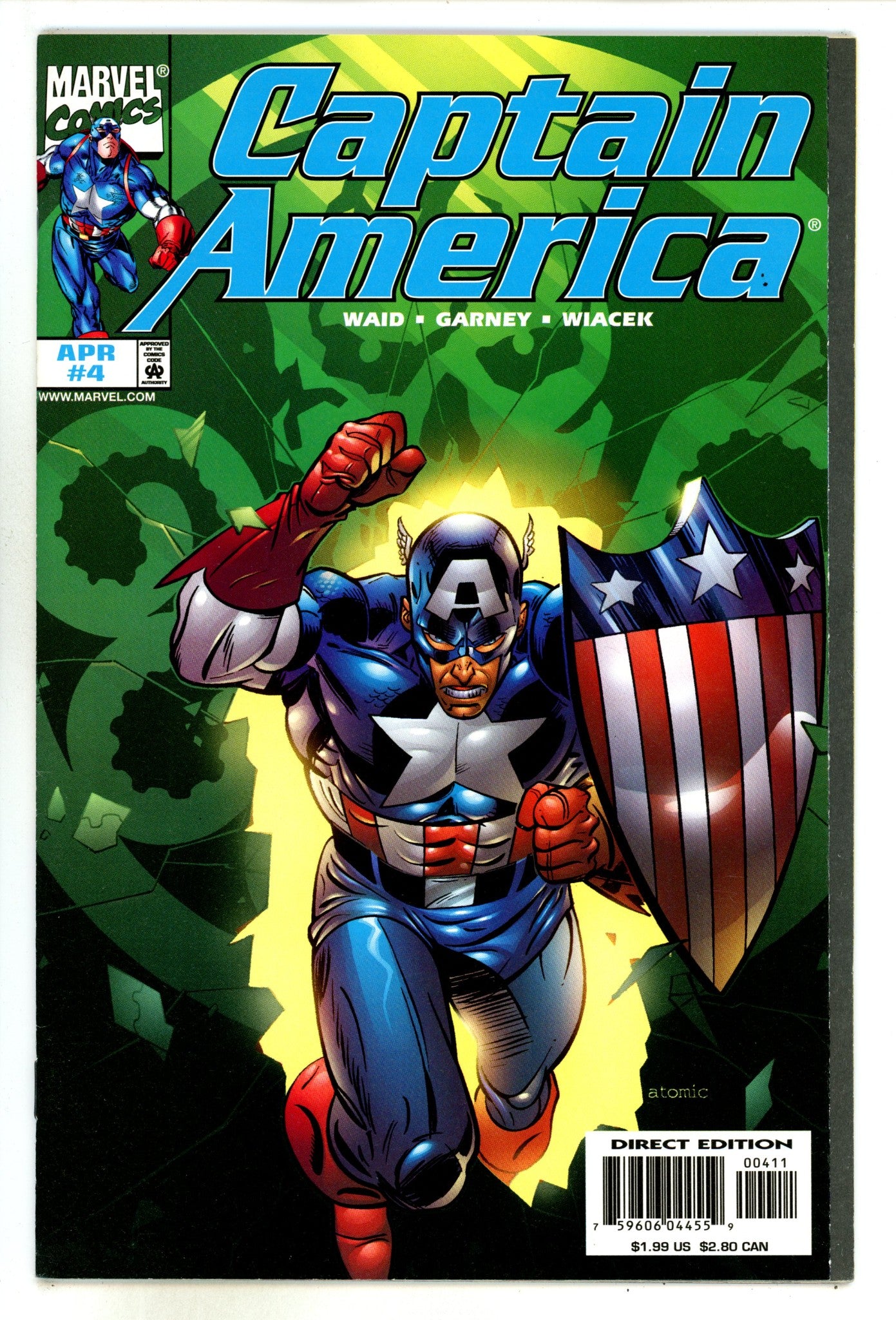 Captain America Vol 3 4 High Grade (1998) 