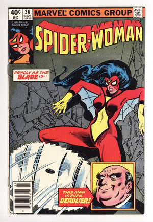 Spider-Woman Vol 1 26 Mid Grade (1980) Newsstand