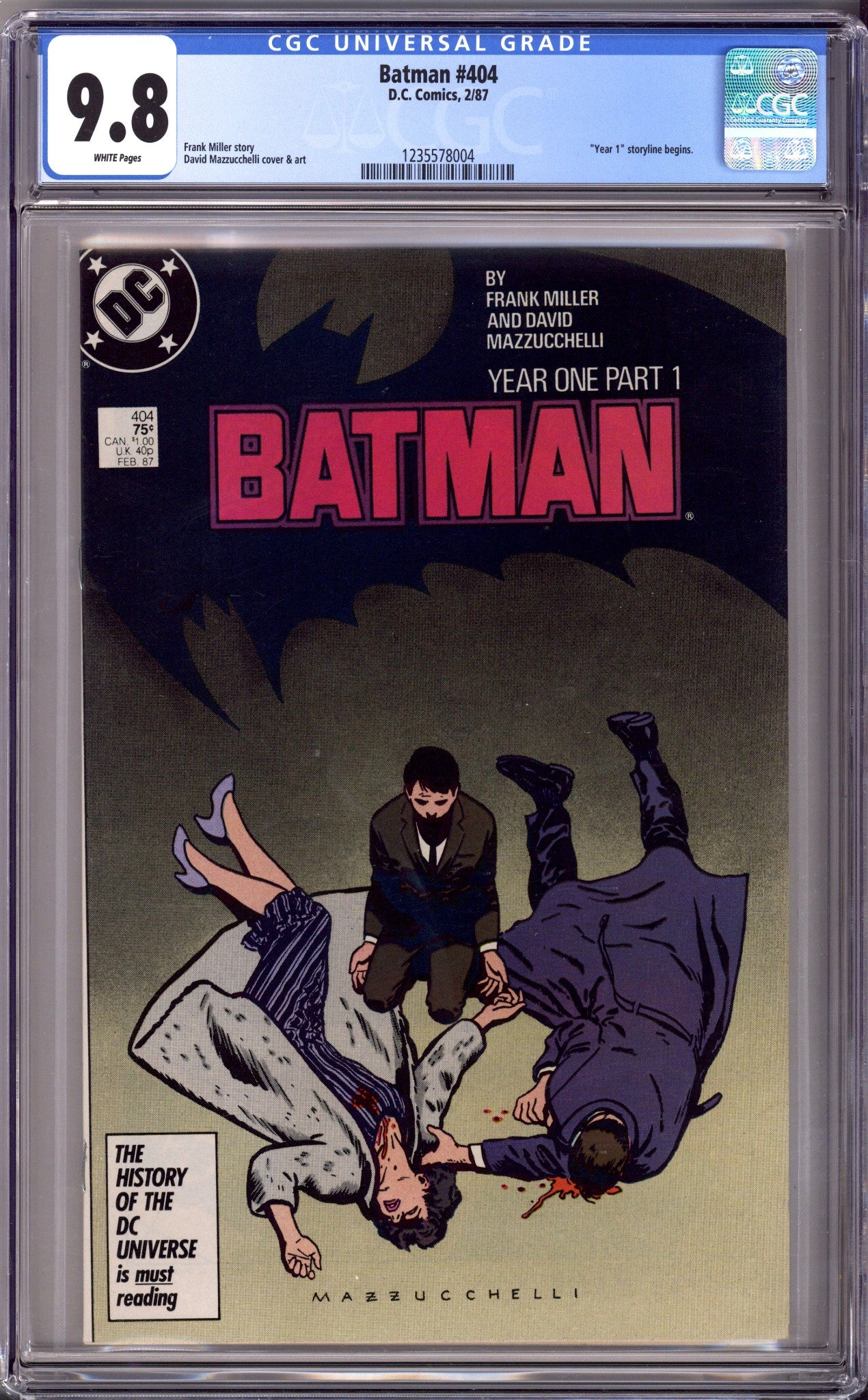 Batman Vol 1 404 CGC 9.8 (NM/M) (1987) 