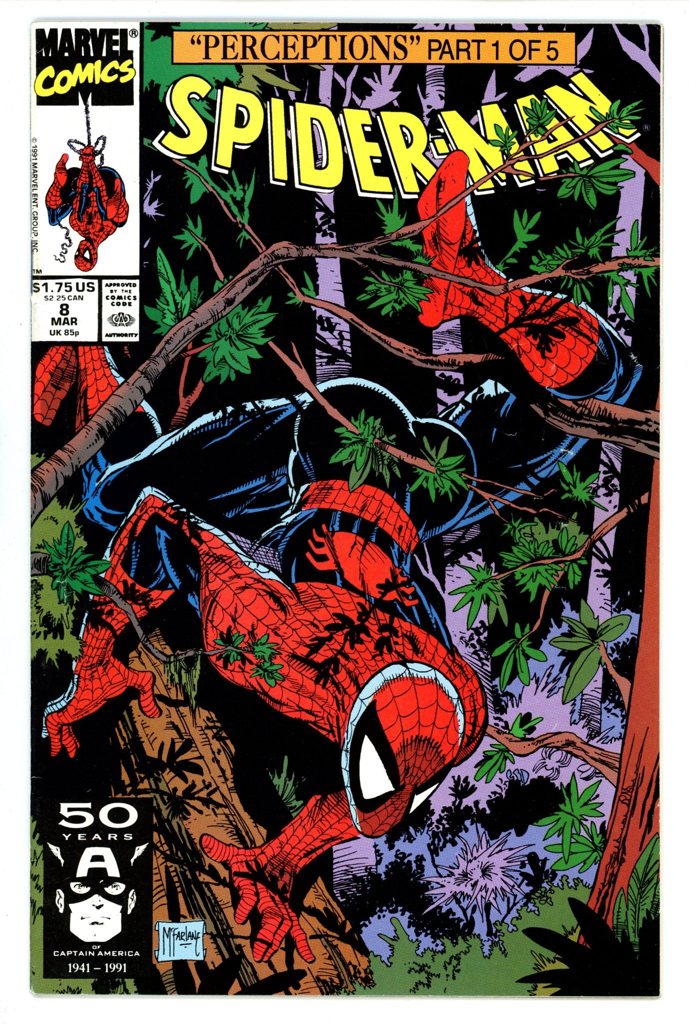 Spider-Man Vol 1 8Mid Grade(1991)