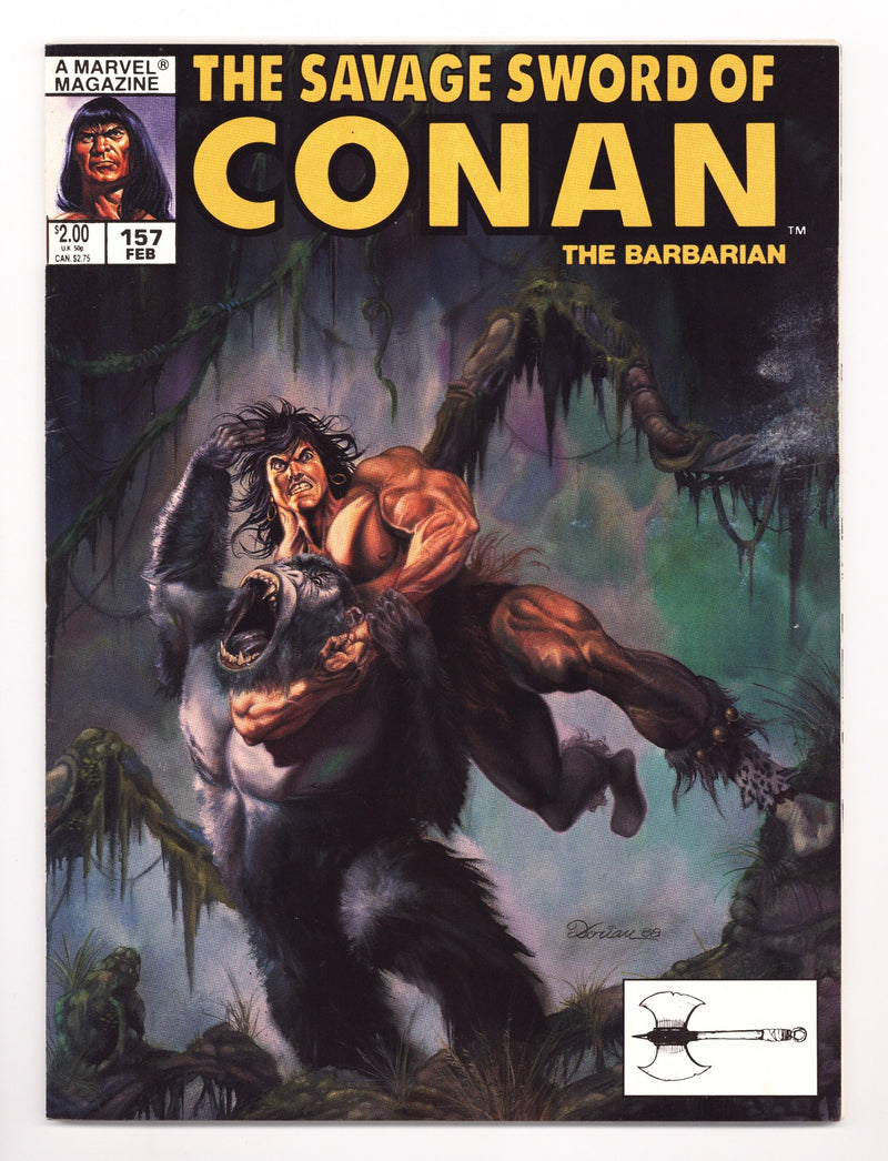 The Savage Sword of Conan Vol 1 157 Mid Grade (1989) 