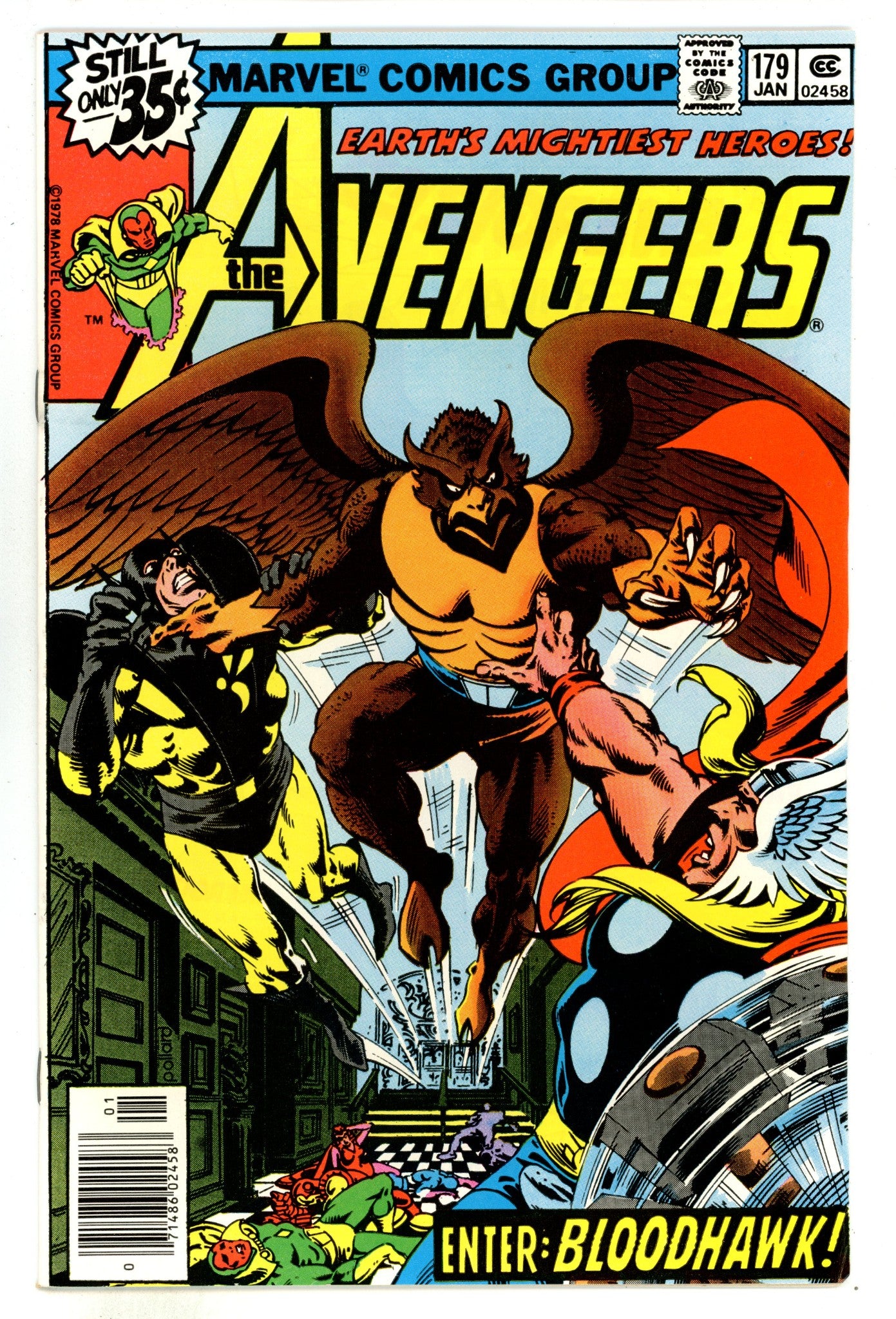 The Avengers Vol 1 179  VF- (7.5)   (1979)        