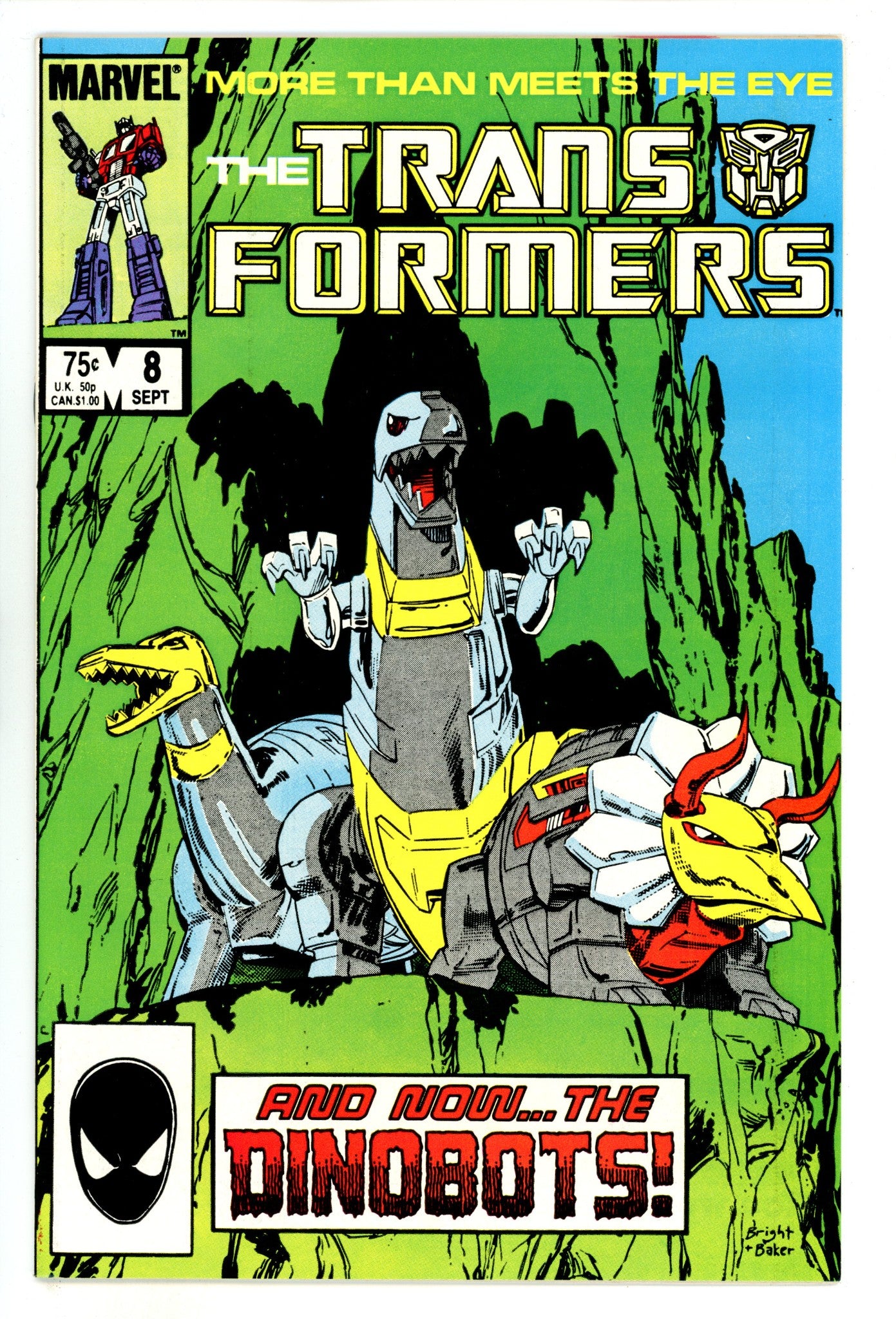 The Transformers  8  VF+ (8.5)  (1985)  