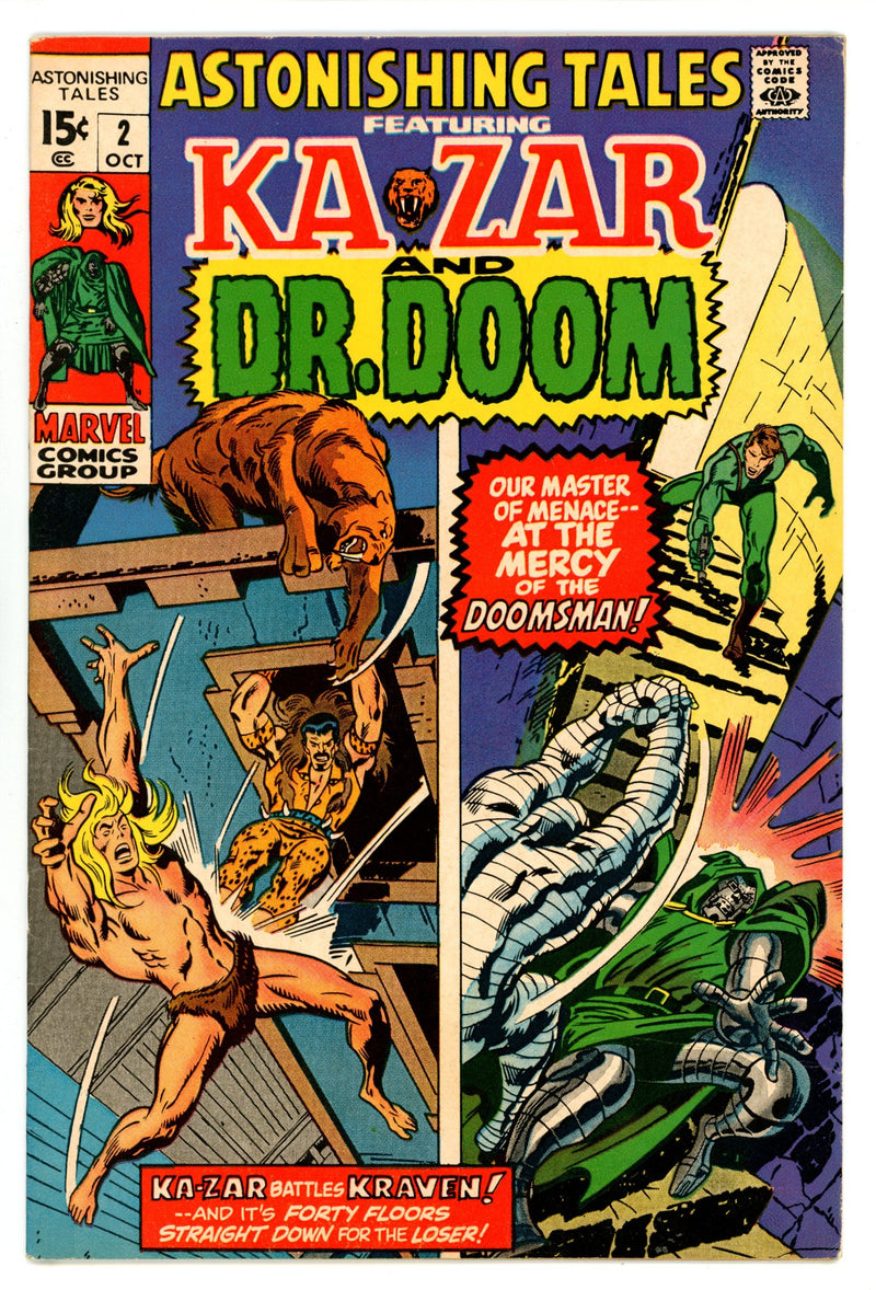 Astonishing Tales Vol 1 2 FN- (5.5) (1970) 