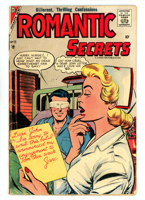 Romantic Secrets 11 Cover Detached (1957) 