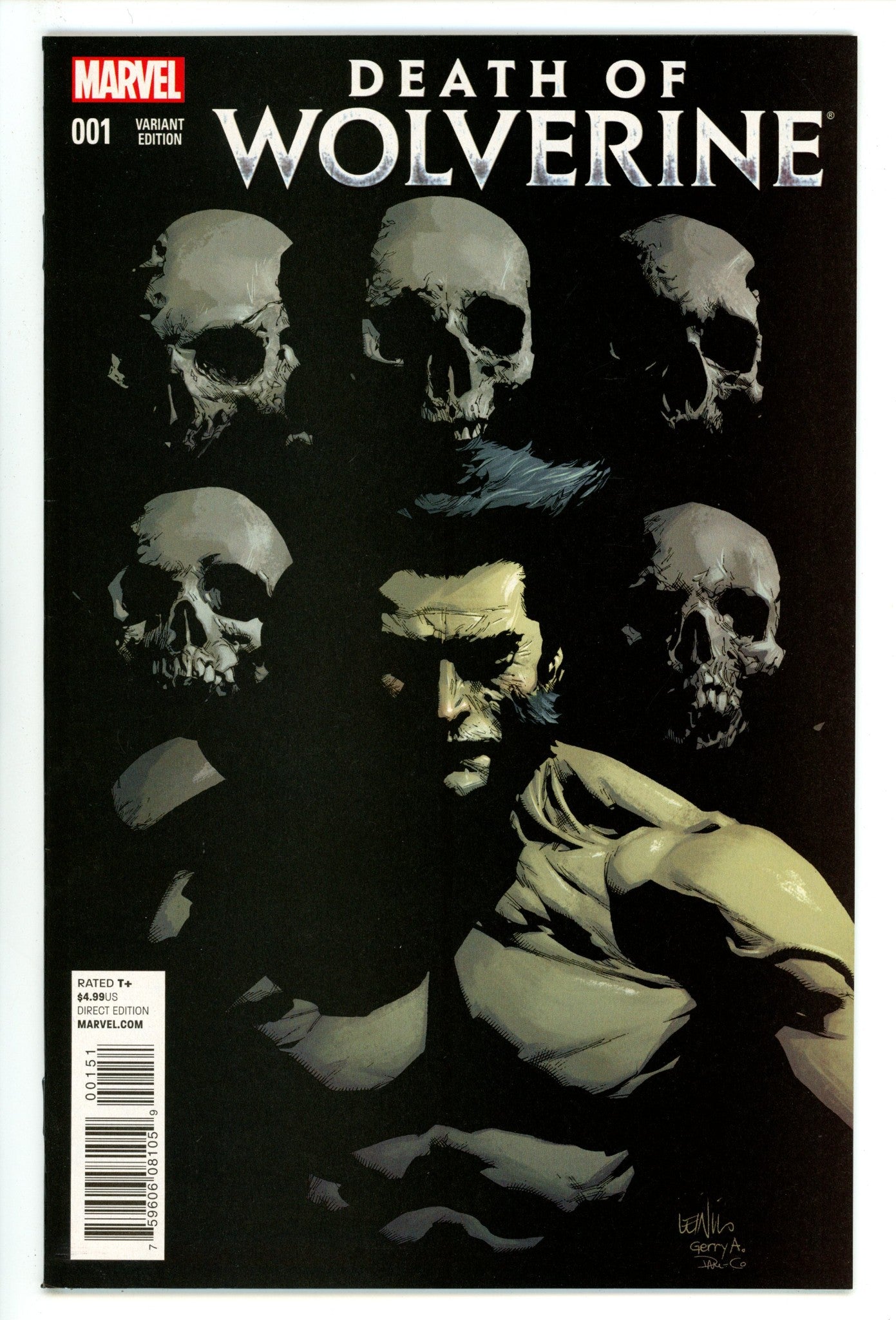Death of Wolverine 1 VF+ (8.5) (2014) Yu Incentive Variant 
