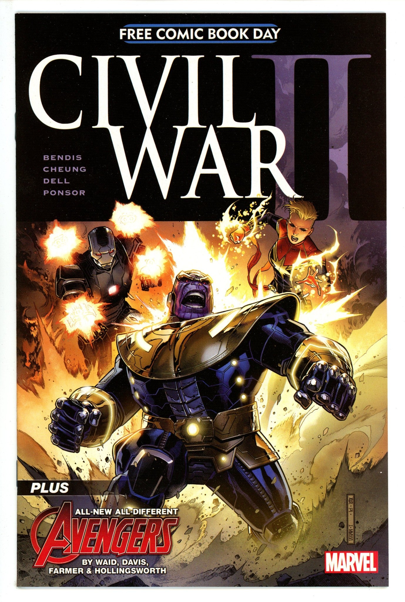 Free Comic Book Day 2016 (Civil War II) 1 High Grade (2016) 